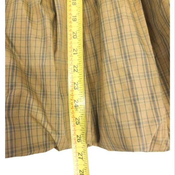 NEW Rebecca Taylor Smocked Plaid Mini Dress SZ 16 - Picture 5 of 13